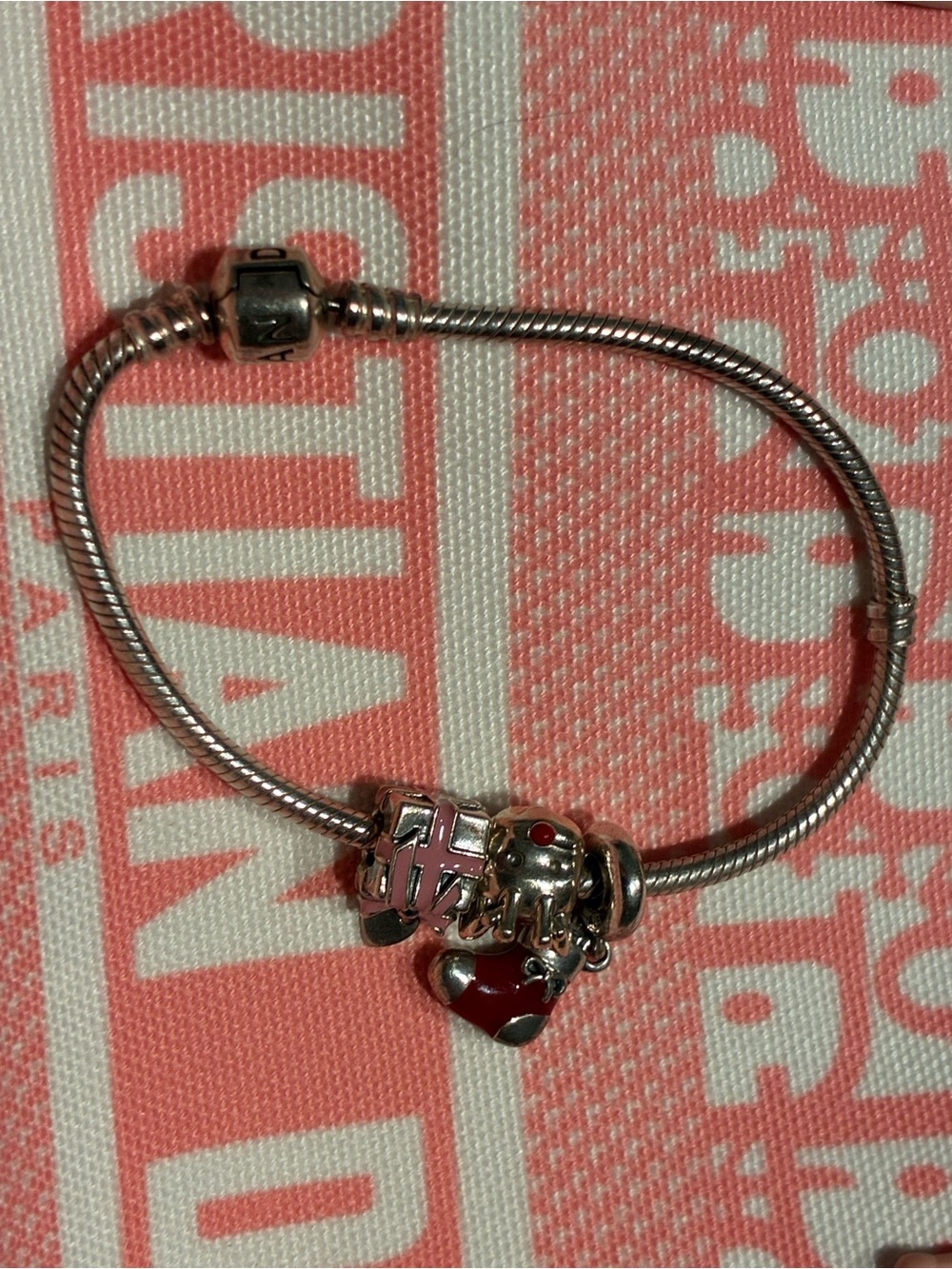 Pandora Christmas Bracelet with 3 Holiday Charms - Picture 11 of 16